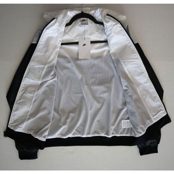 Nike AR3092-010 Women's Sz S Black/White Windrunner Hooded Jacket - Picture 11 of 11